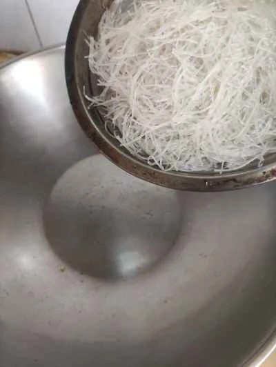 白菜と春雨の卵炒めの作り方：6