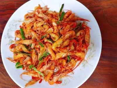 小川エビの炒め方:7