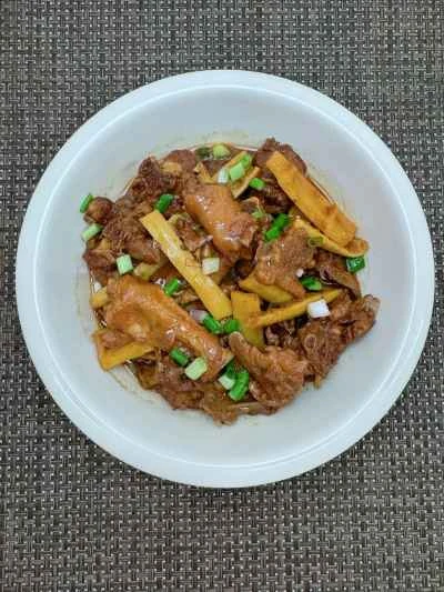 鴨肉とたけのこの煮込みの作り方：13