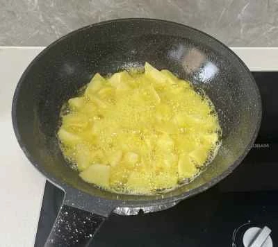 自家製地三仙（Di San Xian）レシピの手順：7