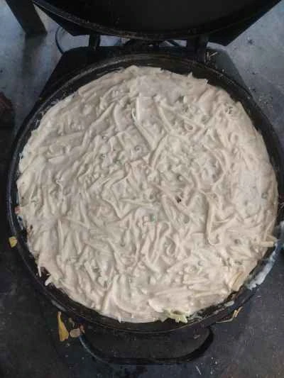 フライドポテトパンケーキの作り方：3