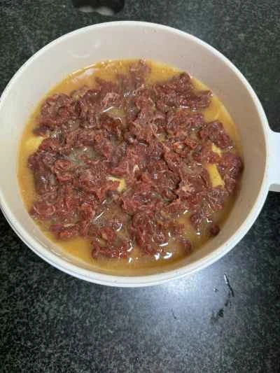 サテビーフと豆腐のキャセロールの作り方：13