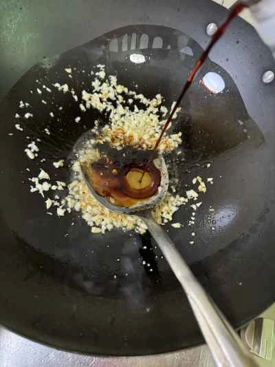 ニンニク風味の甘いブロッコリーの茎の作り方：7