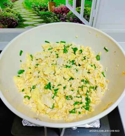 卵と豆腐の炒め物の作り方：7