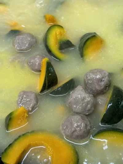 かぼちゃと春雨のスープのレシピ手順：8