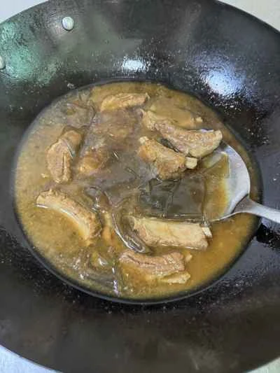 米麺入り豚スペアリブの煮込みの作り方：11
