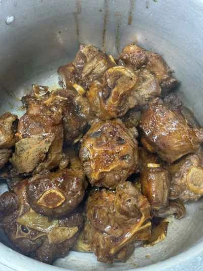 栗入り牛テールの煮込み レシピ手順: 8