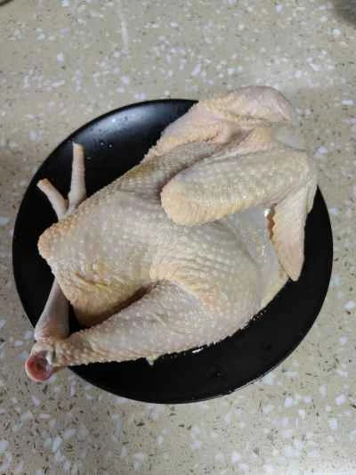 蓮の葉で蒸した鶏肉の作り方：1