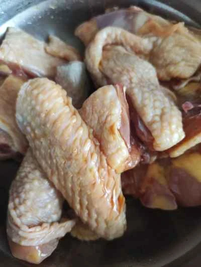 蒸し鶏の若生姜炒めの作り方：5