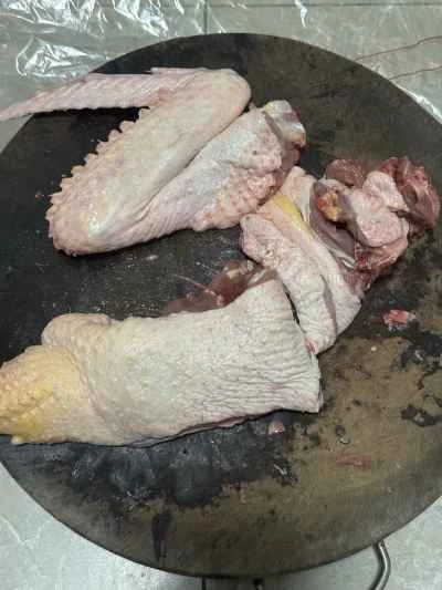 冬瓜入りガチョウの煮込みの作り方：1