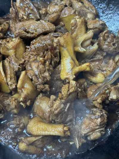 たけのこ入り鴨肉の煮込みの作り方：8