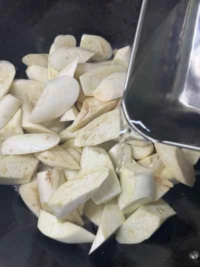 ひき肉と豆のペーストのナスの作り方：7