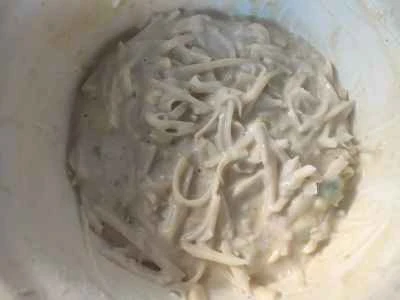 フライドポテトパンケーキの作り方：2