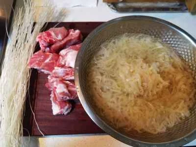 春雨とザワークラウト入り豚スペアリブの煮込みの作り方：1