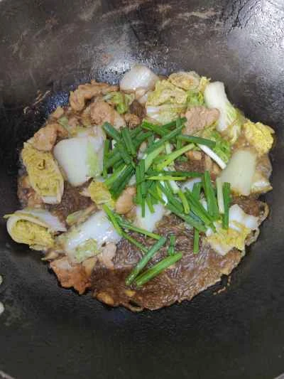 春雨とキャベツの炒め物の作り方：12