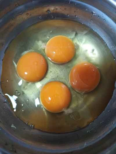 ゴールデンエッグパンケーキのレシピ手順：1