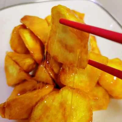 砂糖漬けのサツマイモ