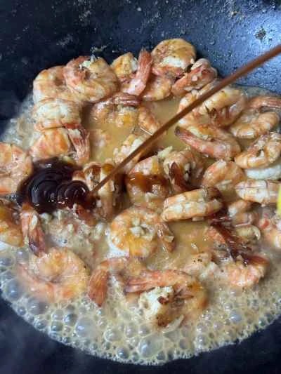 エビと大葉の炒め物の作り方：11