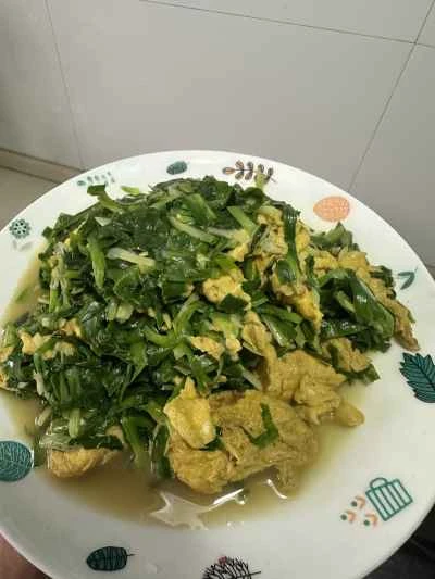 春ニラ入り卵炒めの作り方：9