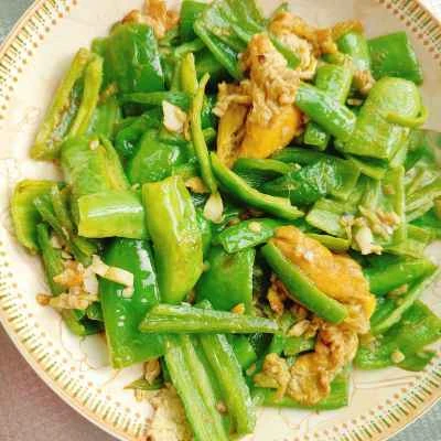 唐辛子入り卵炒めのレシピ