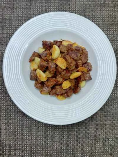 黒胡椒ビーフキューブのレシピ手順：11