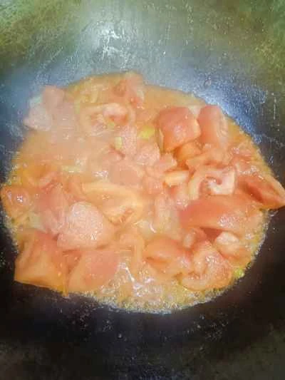 トマト入りスクランブルエッグの作り方：7