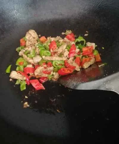 豚肉と唐辛子の炒め物の作り方：6
