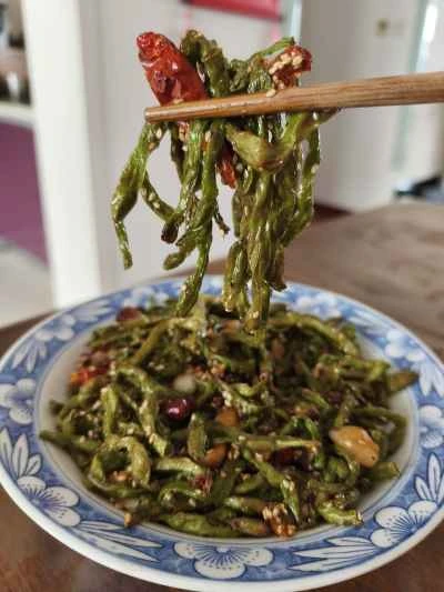 ササゲ炒めの作り方：9