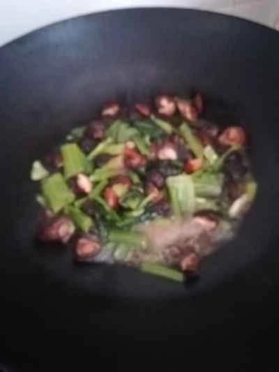 椎茸と白菜の炒め物の作り方：8