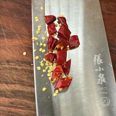 ホット＆サワーシュレッドポテトの作り方：3