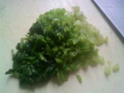 たけのことセロリのスクランブルエッグの作り方：5