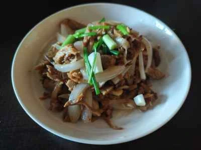 細切り豚肉と玉ねぎの炒め物の作り方：5