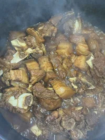 豚バラ肉とスペアリブの煮込みの作り方：13