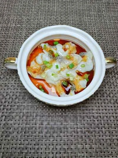 魚の切り身入り蒸し卵のレシピ