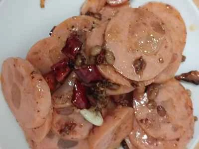 牛肉ソーセージとニンジンの炒め物の作り方：6