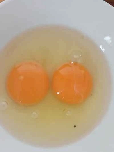 チャイブ入り卵炒めの作り方：1