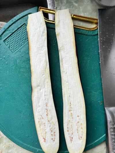 自宅でナス炒めを作る手順：1