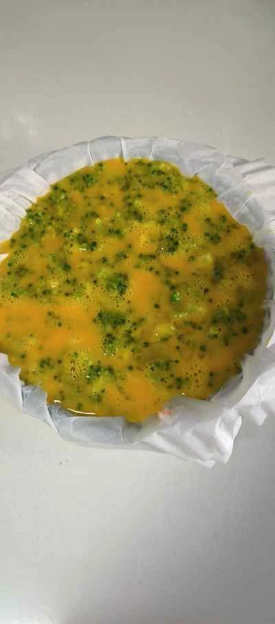 ブロッコリーとエビのケーキのレシピ手順：5