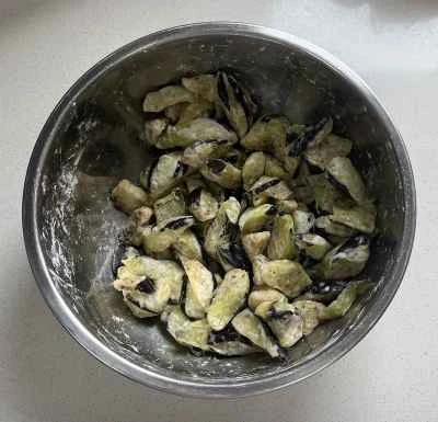 自家製地三仙（Di San Xian）レシピの手順：6