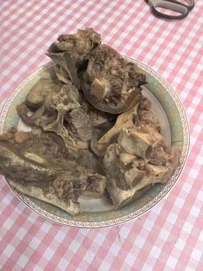 マスタードグリーンの塩漬け牛テール煮込みの作り方：3