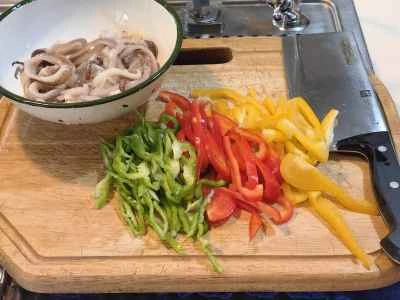 ピーマンイカの作り方：1