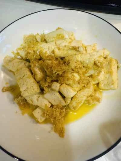 豆腐とキャベツの炒め物の作り方：1