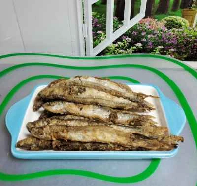 カリカリ揚げカペリンのレシピ