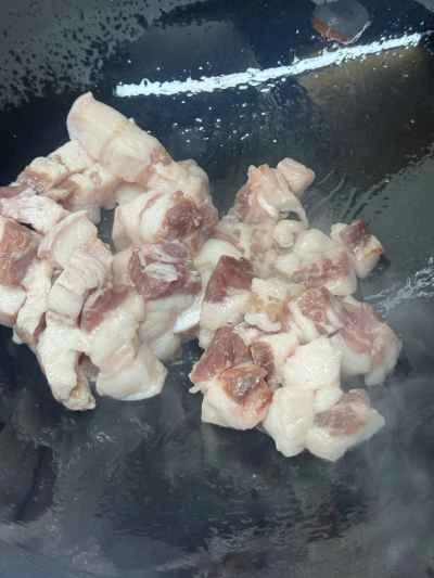 発酵黒豆入り蒸し豚バラ肉の作り方：2