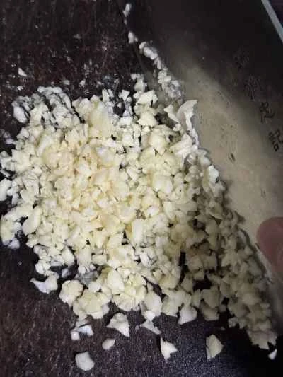 ニンニク春雨とエノキ茸の作り方：3