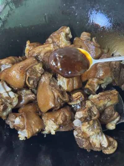 豚足の乾燥鍋の作り方：9