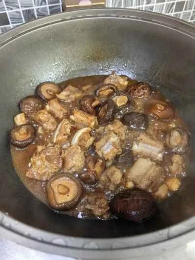 椎茸入り豚バラ肉の煮込みの作り方：10