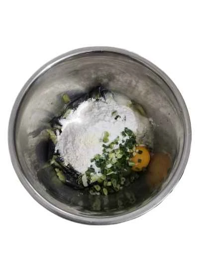 ナスパンケーキのレシピ手順：2