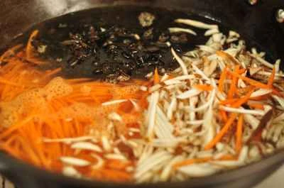 コーンミールと野菜の餃子の作り方：2