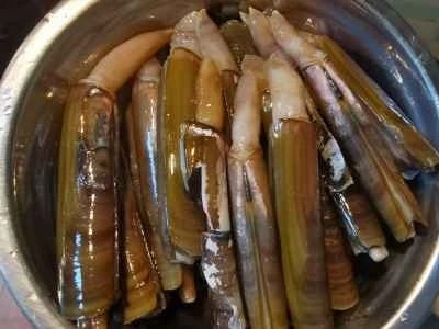 ネギと胡椒のアサリの作り方:1